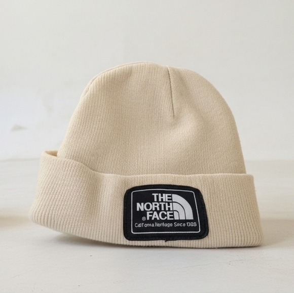 The North Face Other - Men's The North Face Cream Knit Beanie Hat Knit Tobaggon